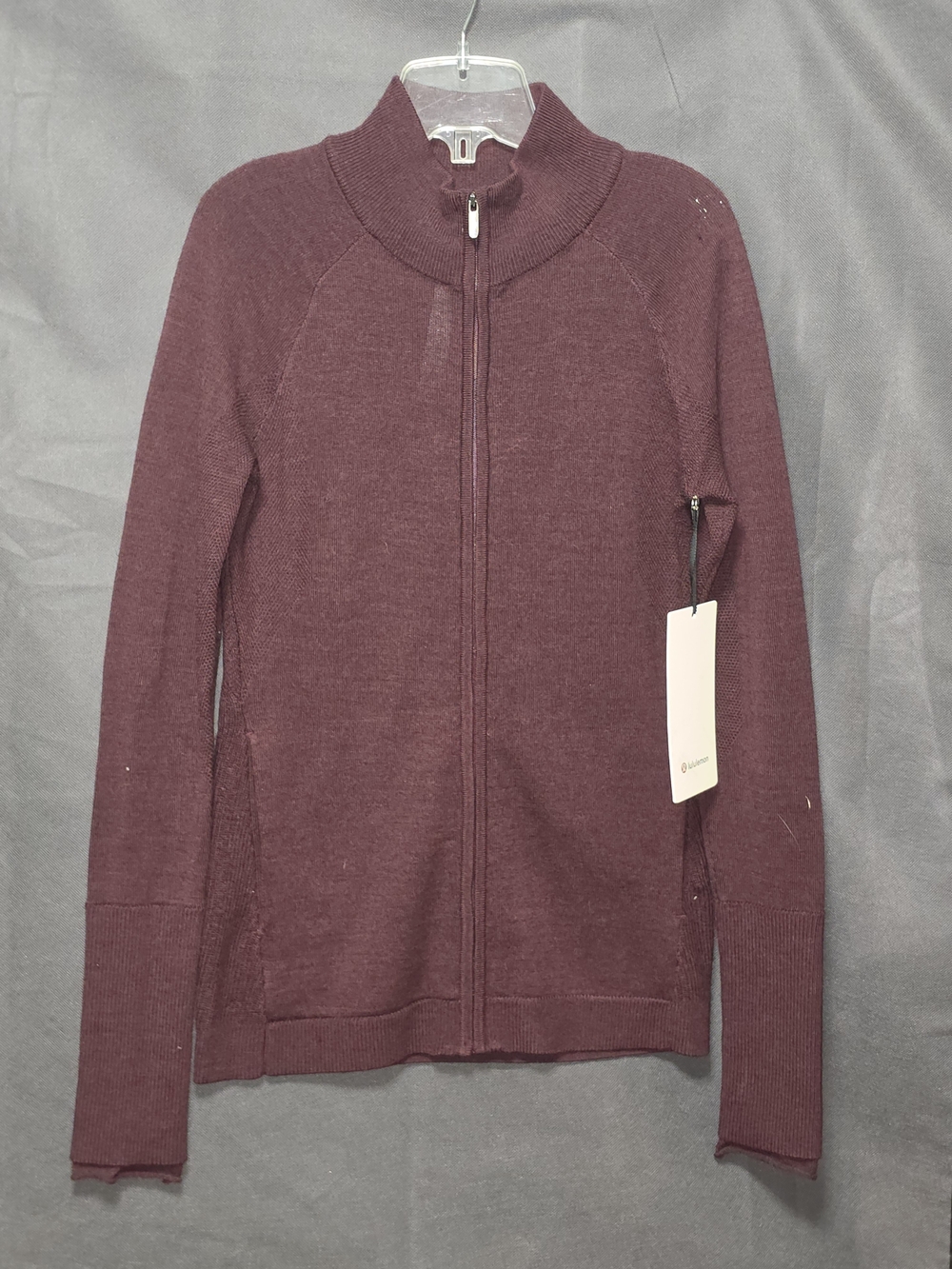 lululemon athletica Full-Zip Long Sleeve Top - Burgundy